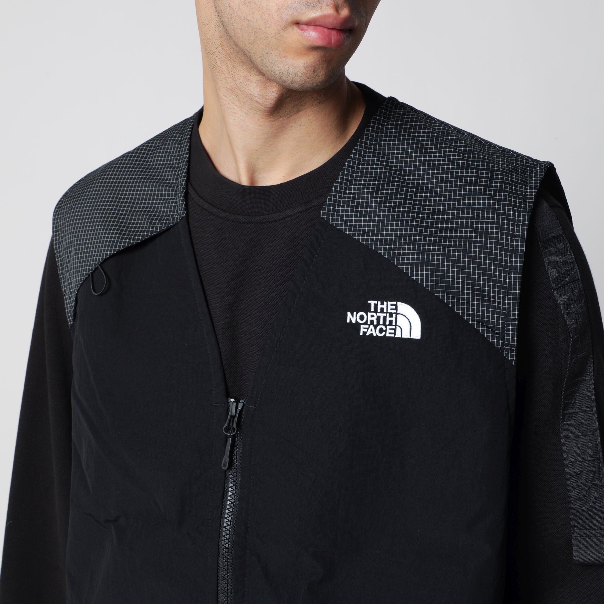 NSE Tech WindWall vest in nylon-cotton black