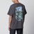 Charcoal grey T-shirt with logo print