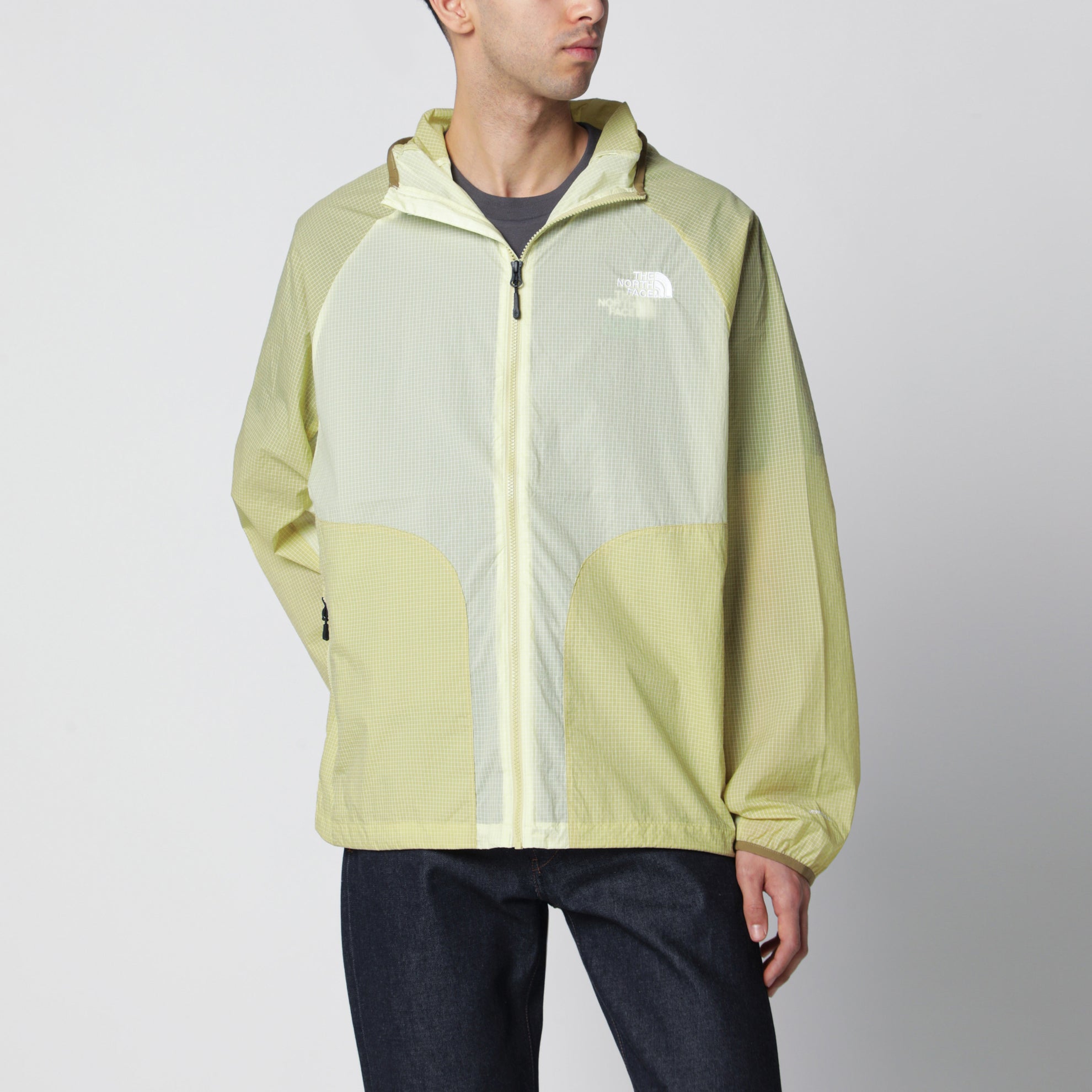 Lemon yellow NSE windbreaker jacket