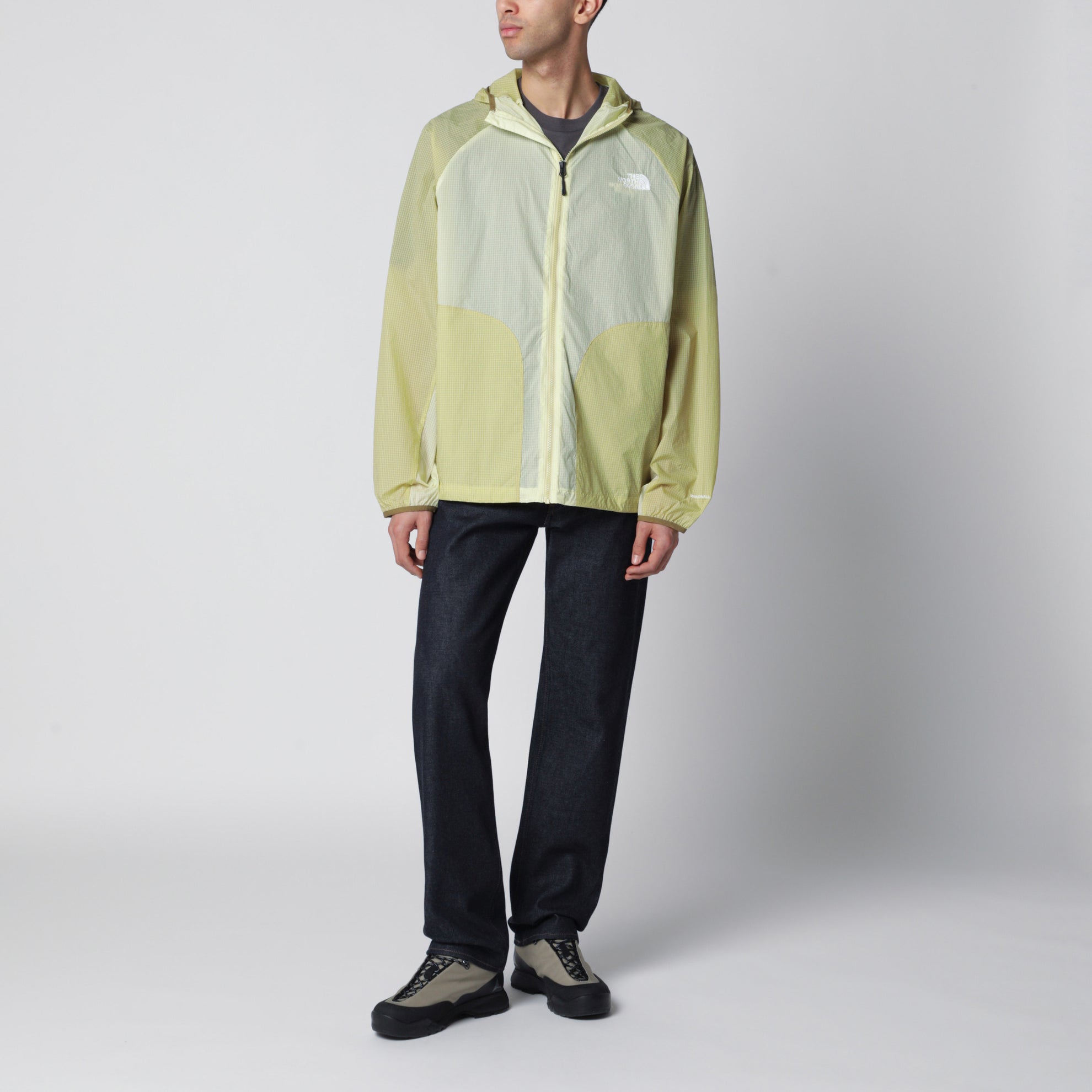 Lemon yellow NSE windbreaker jacket