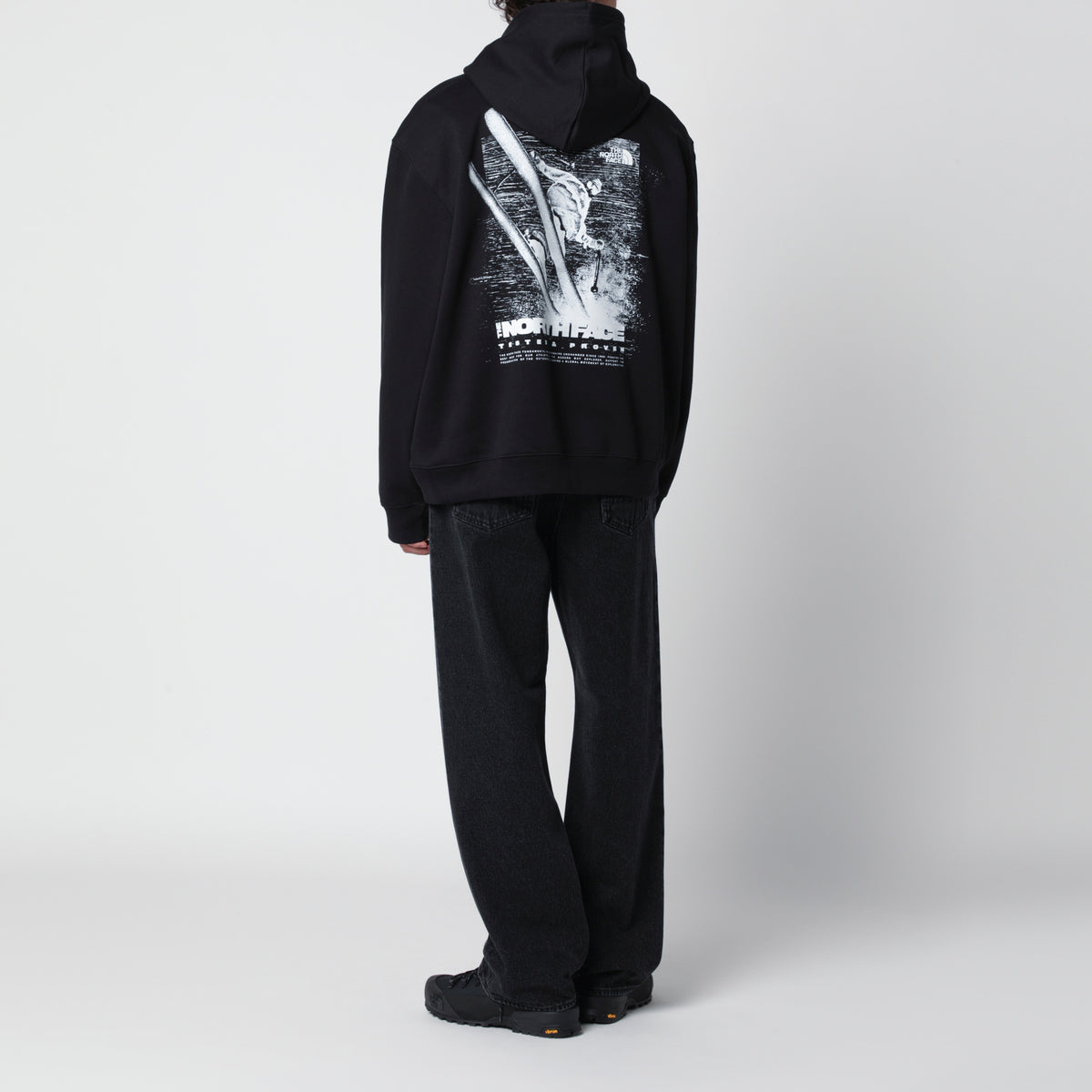 Black Tested And Proven Relaxed hooded sweatshirt