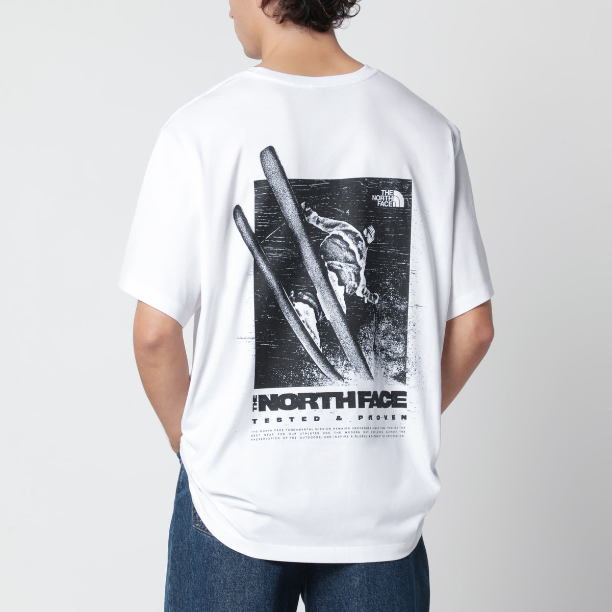 T-shirt Tested And Proven blanc en coton