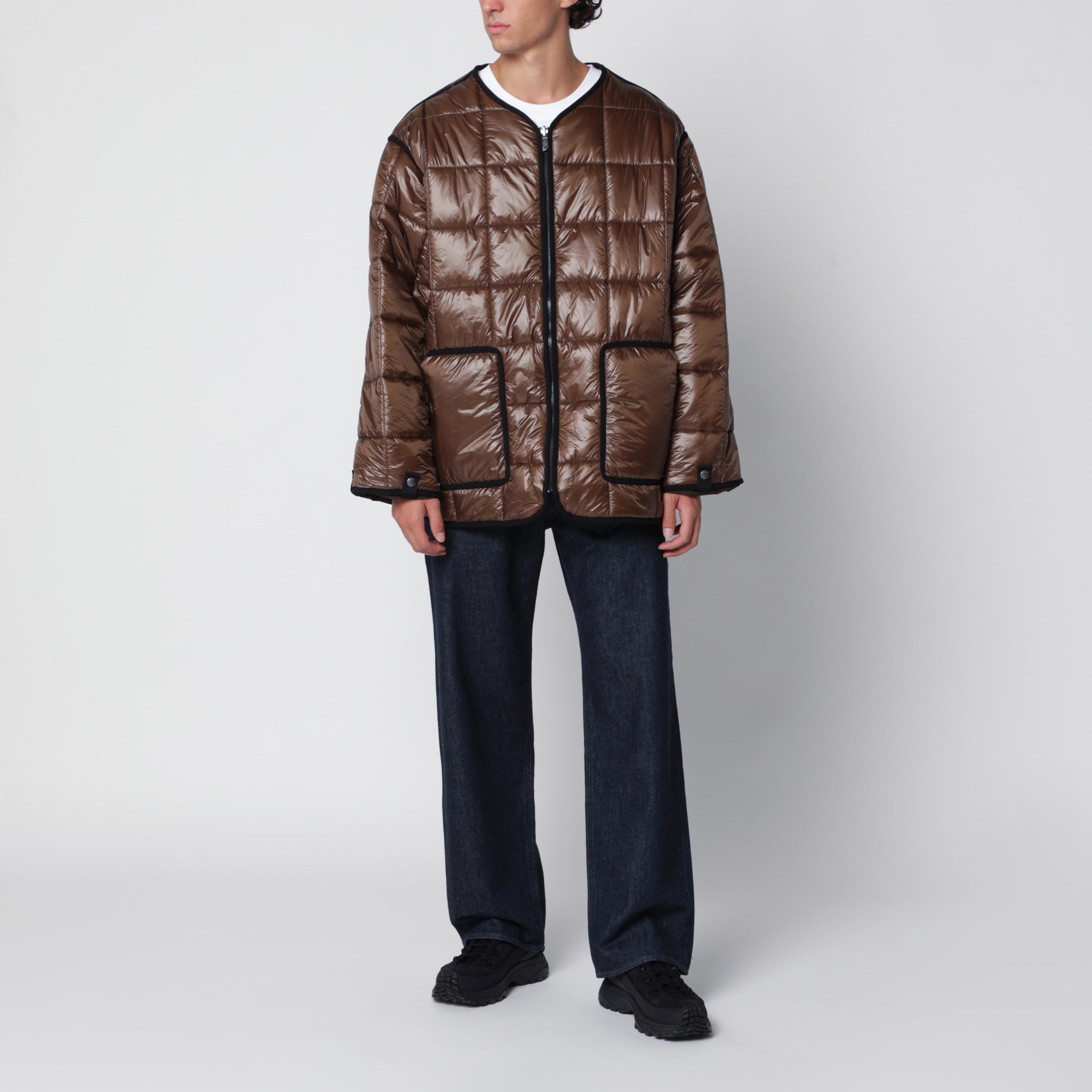 Veste réversible Red Box Liner marron en nylon