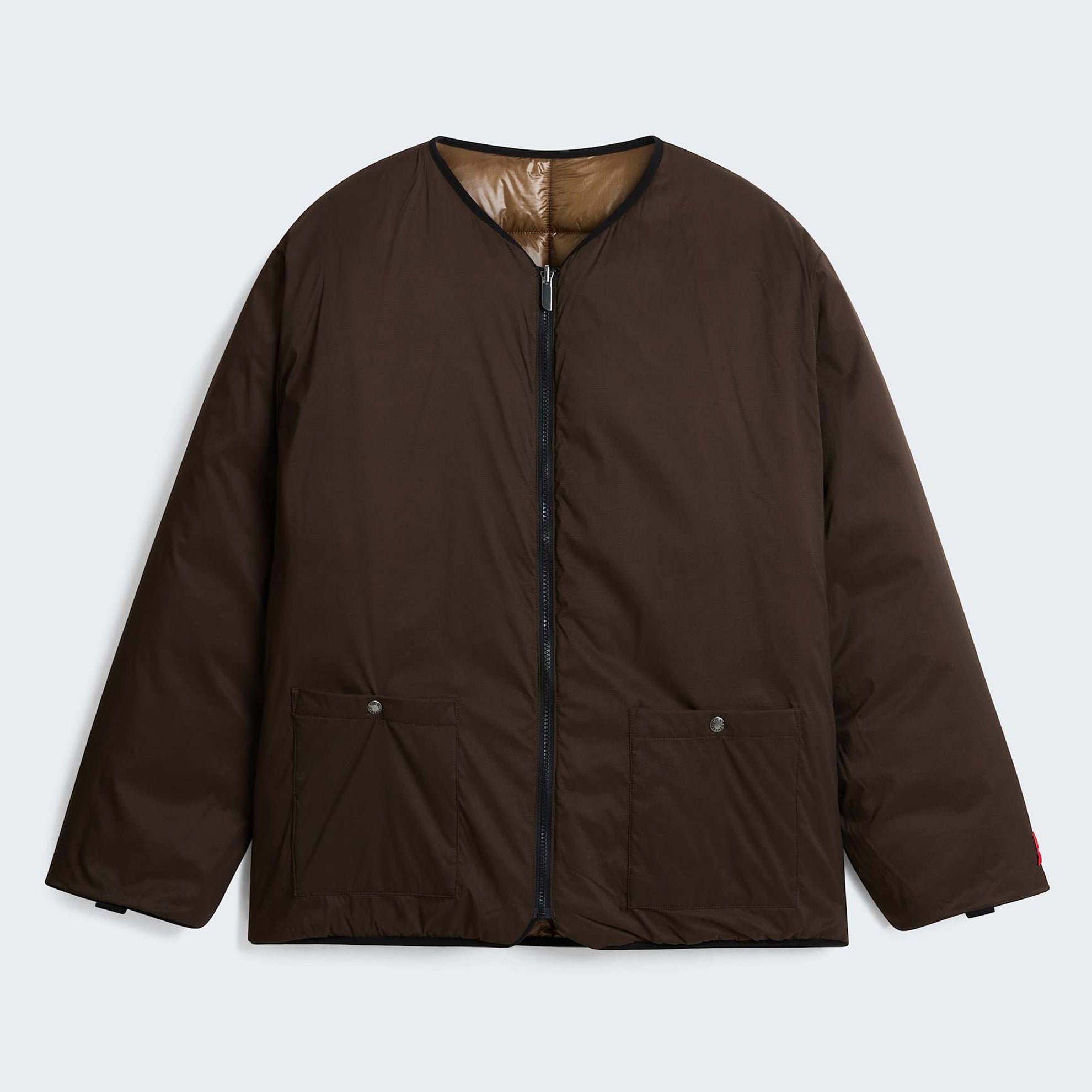 Veste réversible Red Box Liner marron en nylon