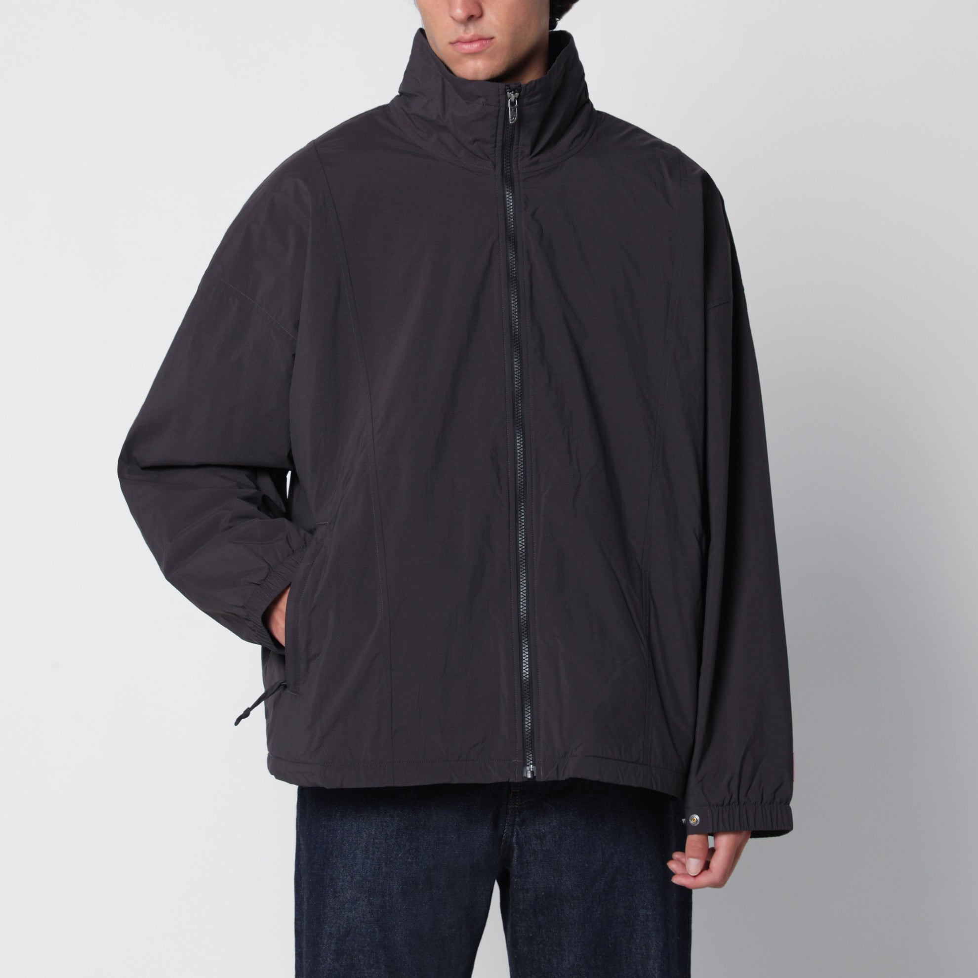 Red Box Obsidian fleece-lined nylon jacket