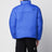 Blue and black reversible Nuptse jacket in nylon