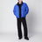 Blue and black reversible Nuptse jacket in nylon