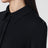 Schwarzes Chemisierkleid aus Viskosejersey
