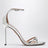 Sandali Nuda 85 in pelle metallizzata argento