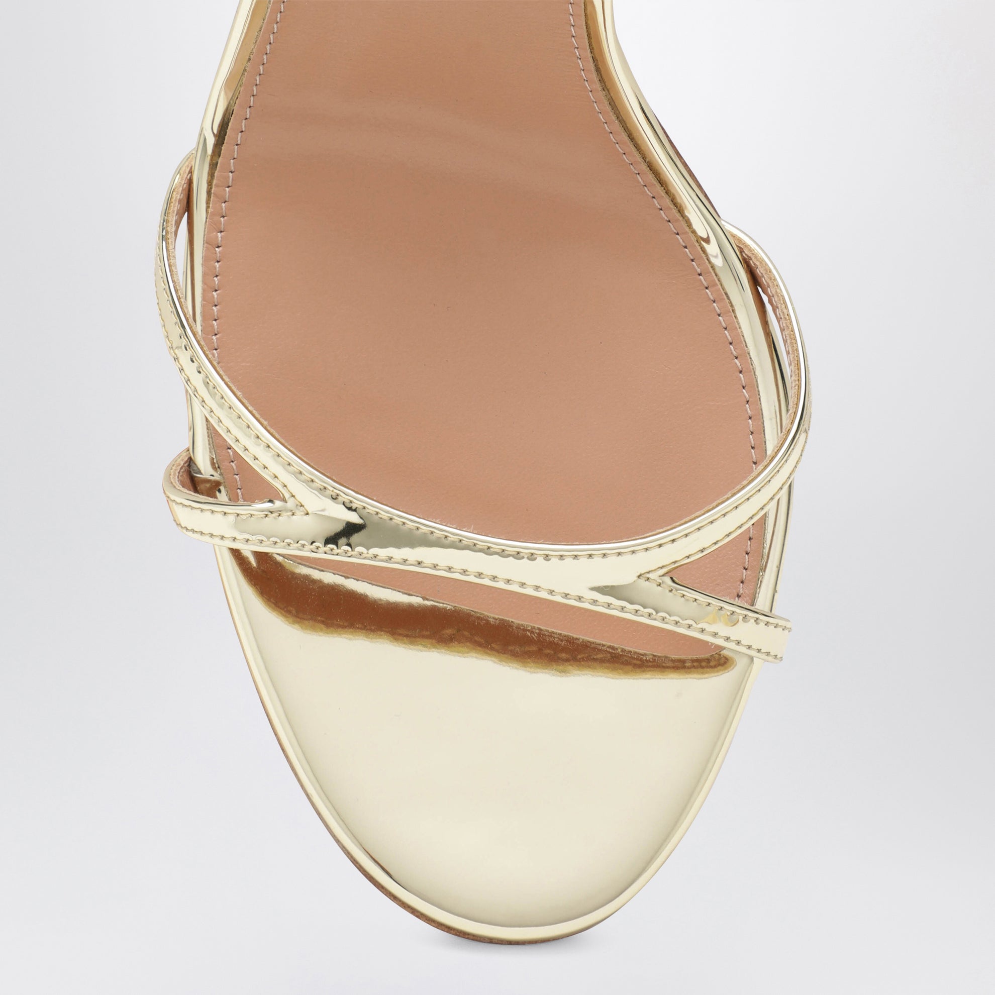 Sandali Nuda oro in pelle metallizzata