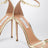 Sandali Nuda oro in pelle metallizzata