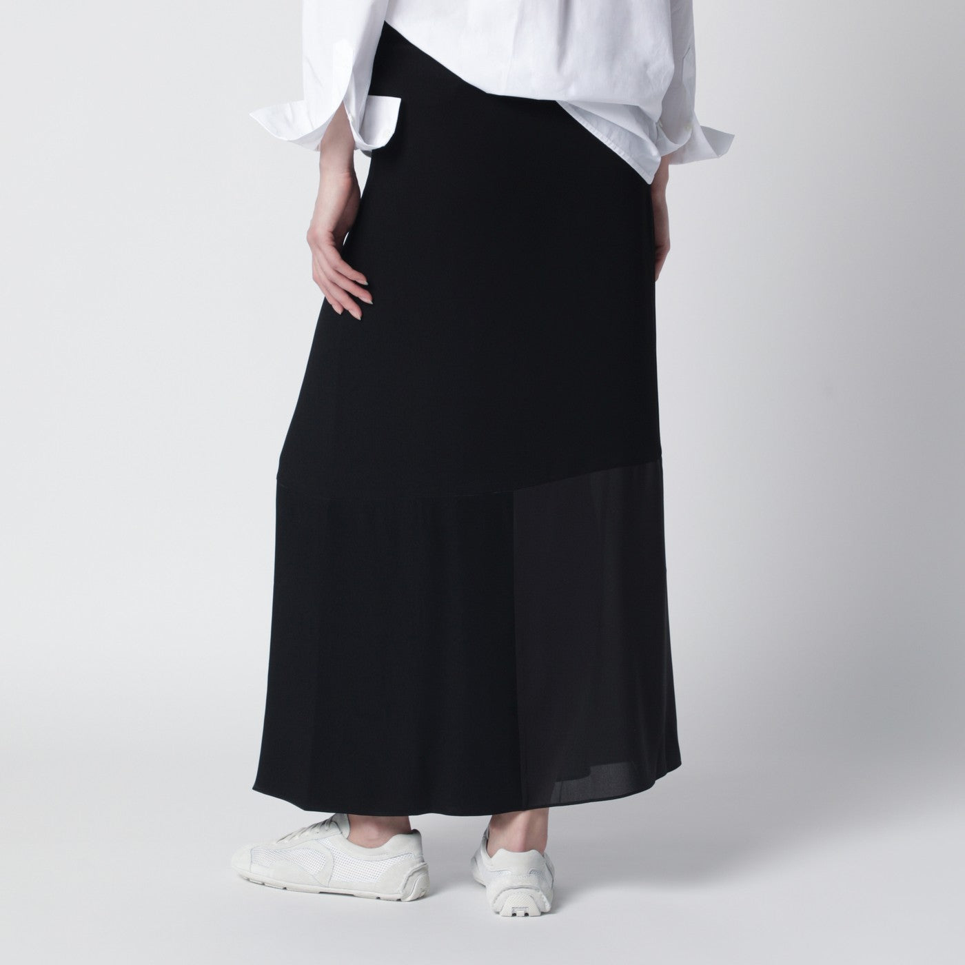 Jupe patchwork noire