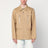 Beige overshirt jacket in cotton