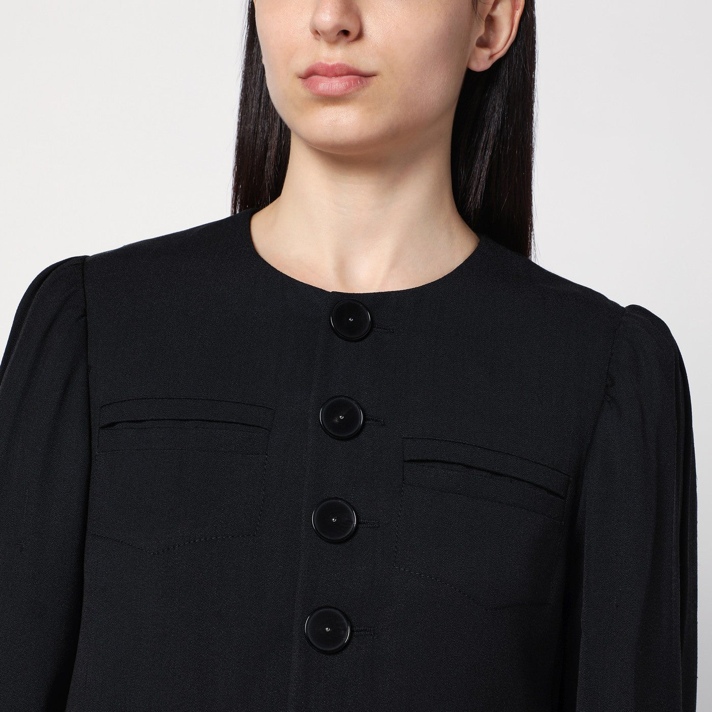 Jacket Regiment in Schwarz aus Seidenmischung