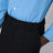 Black cargo trousers in cotton