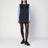 Mini robe gris foncé en denim