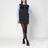 Mini robe gris foncé en denim