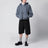 Charcoal grey zip-up jacket in cotton