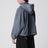 Charcoal grey zip-up jacket in cotton