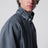 Charcoal grey zip-up jacket in cotton