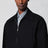 Black cotton zip-up jacket