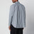 Aquamarine striped cotton shirt