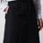 Black cotton bermuda shorts