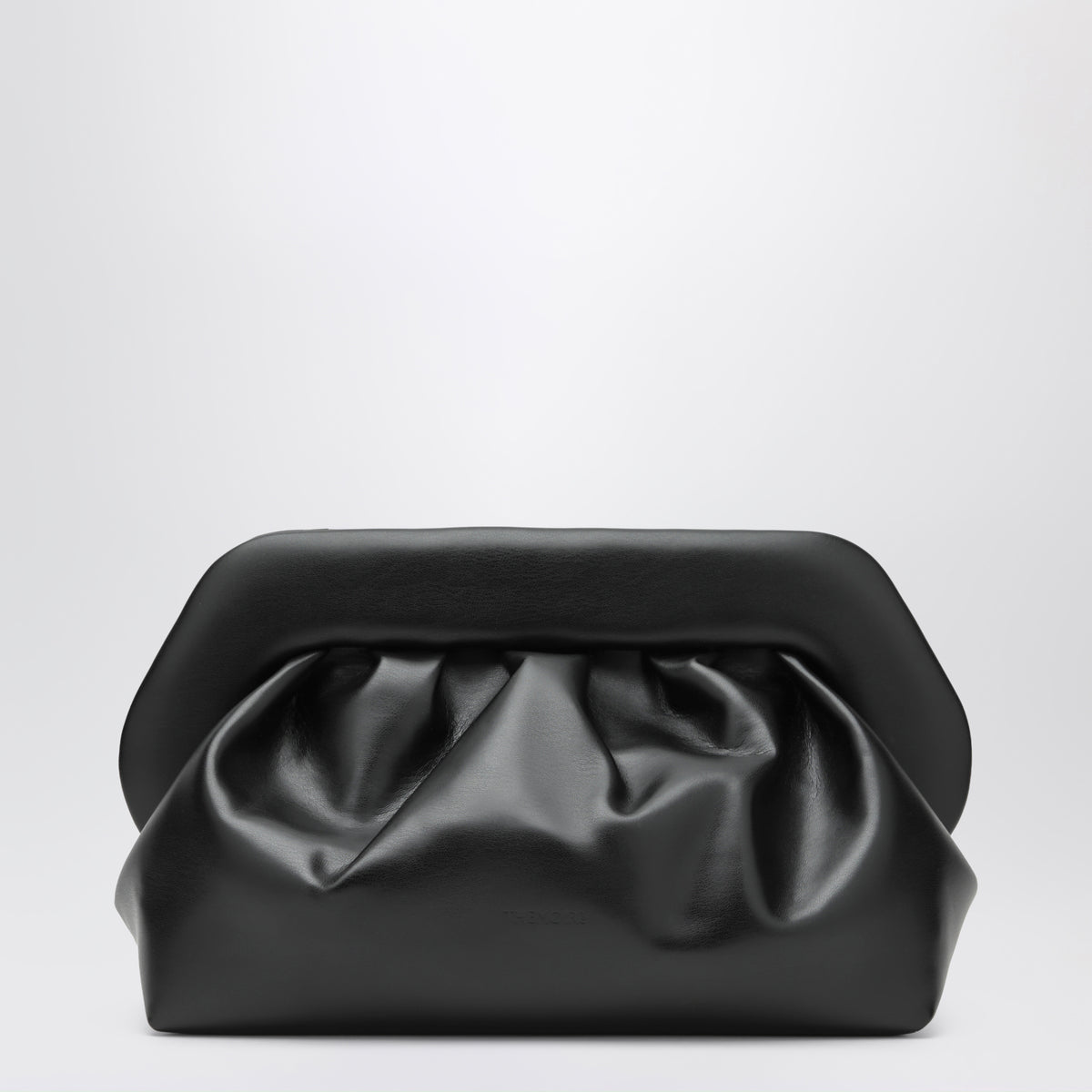 Grande pochette Bios noire en similicuir