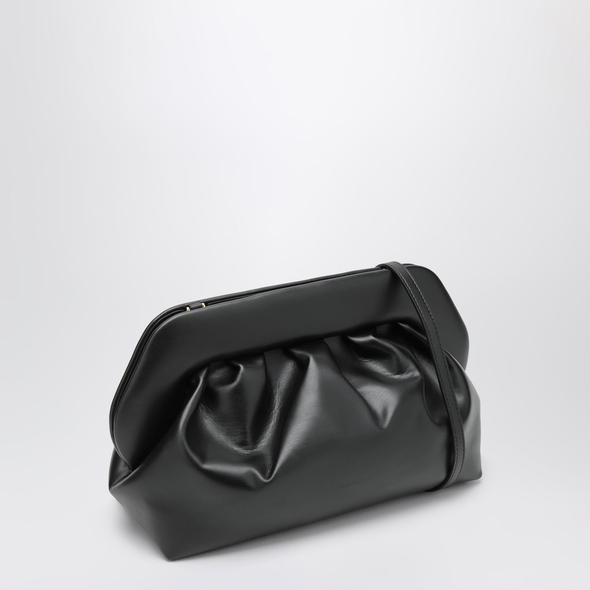 Grande pochette Bios noire en similicuir