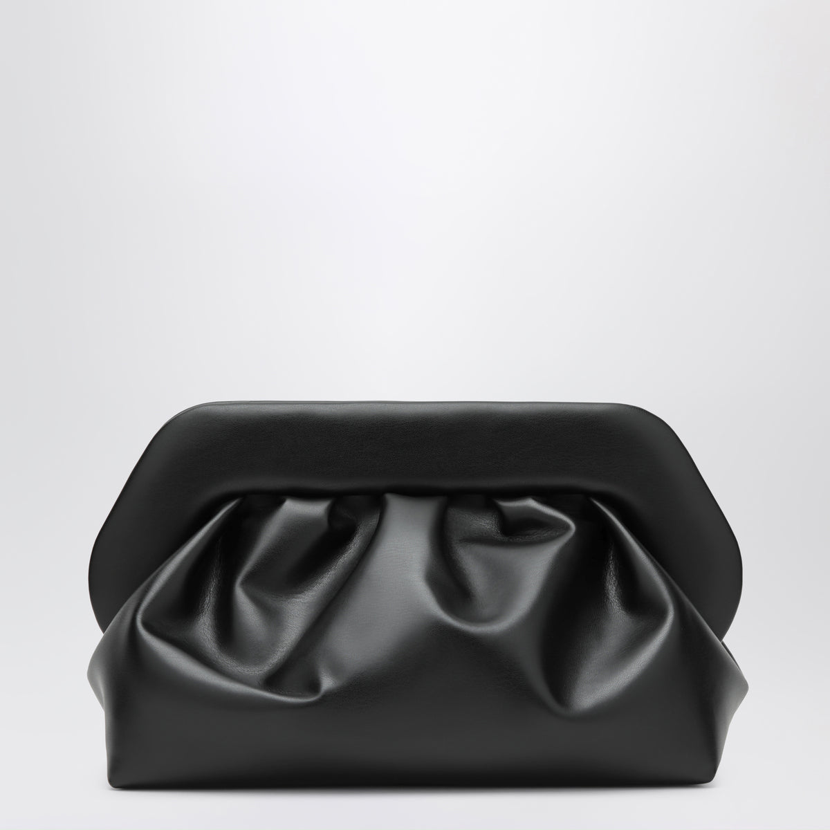 Grande pochette Bios noire en similicuir