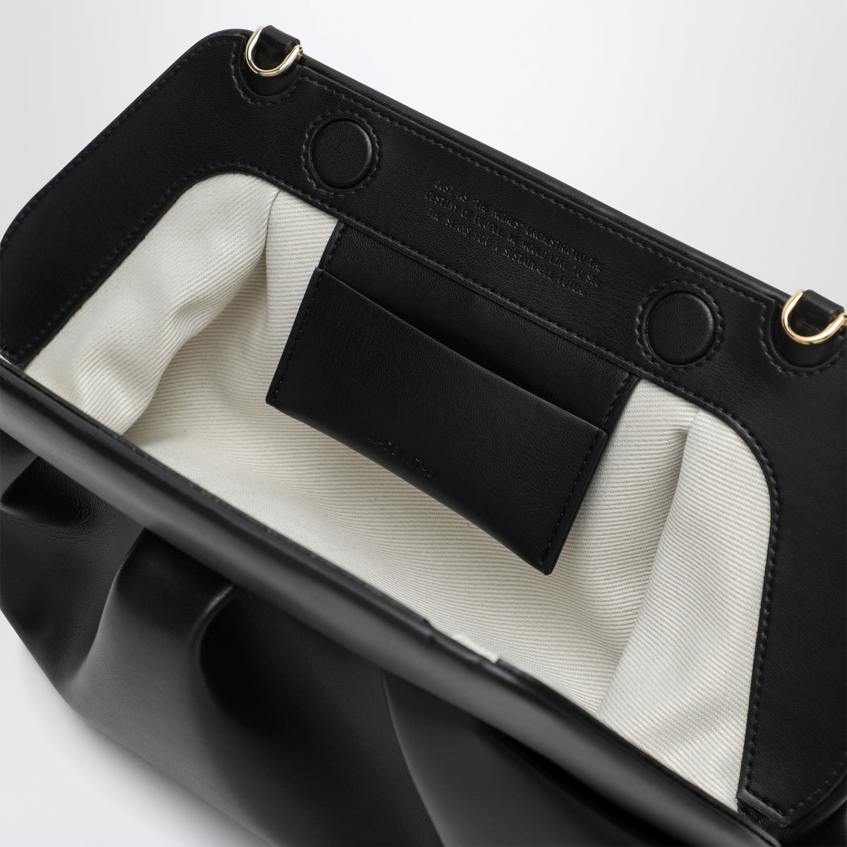 Schwarze Clutch Emera