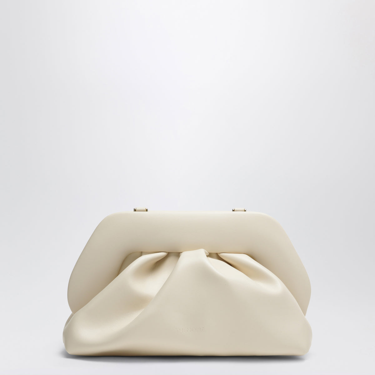 Sac à main en polyuréthane couleur crème au beurre