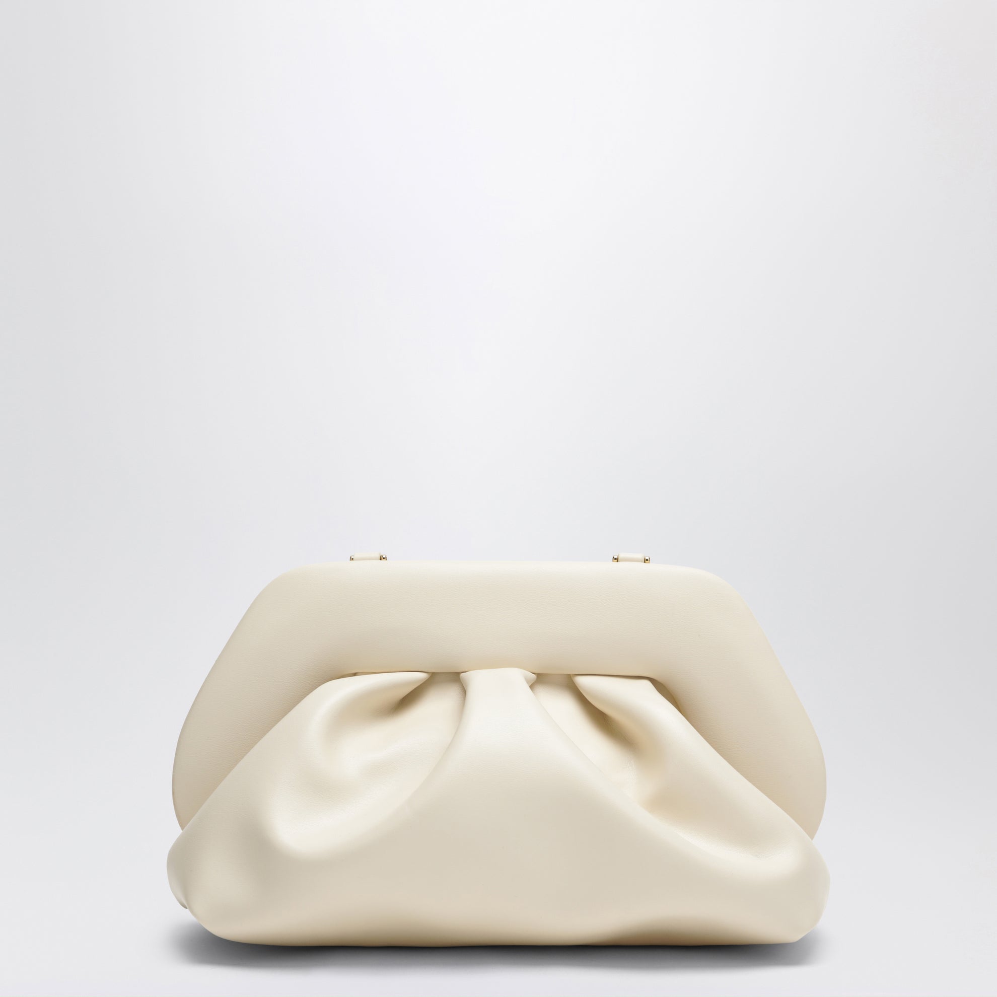 Sac à main en polyuréthane couleur crème au beurre