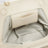 Sac à main en polyuréthane couleur crème au beurre