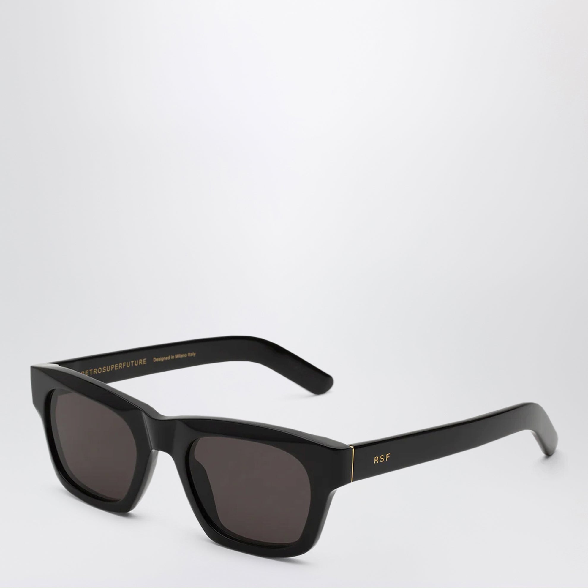 Schwarze Sintesi Sonnenbrille