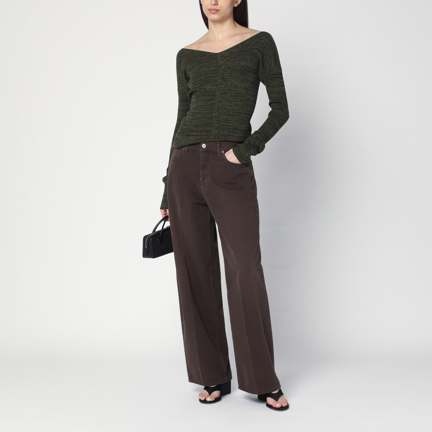Maglia Double-V verde militare