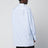 Chemise bleu clair à rayures en coton