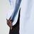 Chemise bleu clair à rayures en coton