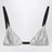Soutien-gorge en résille de cristaux coloris cristal