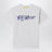 T-shirt bianca con stampa logo
