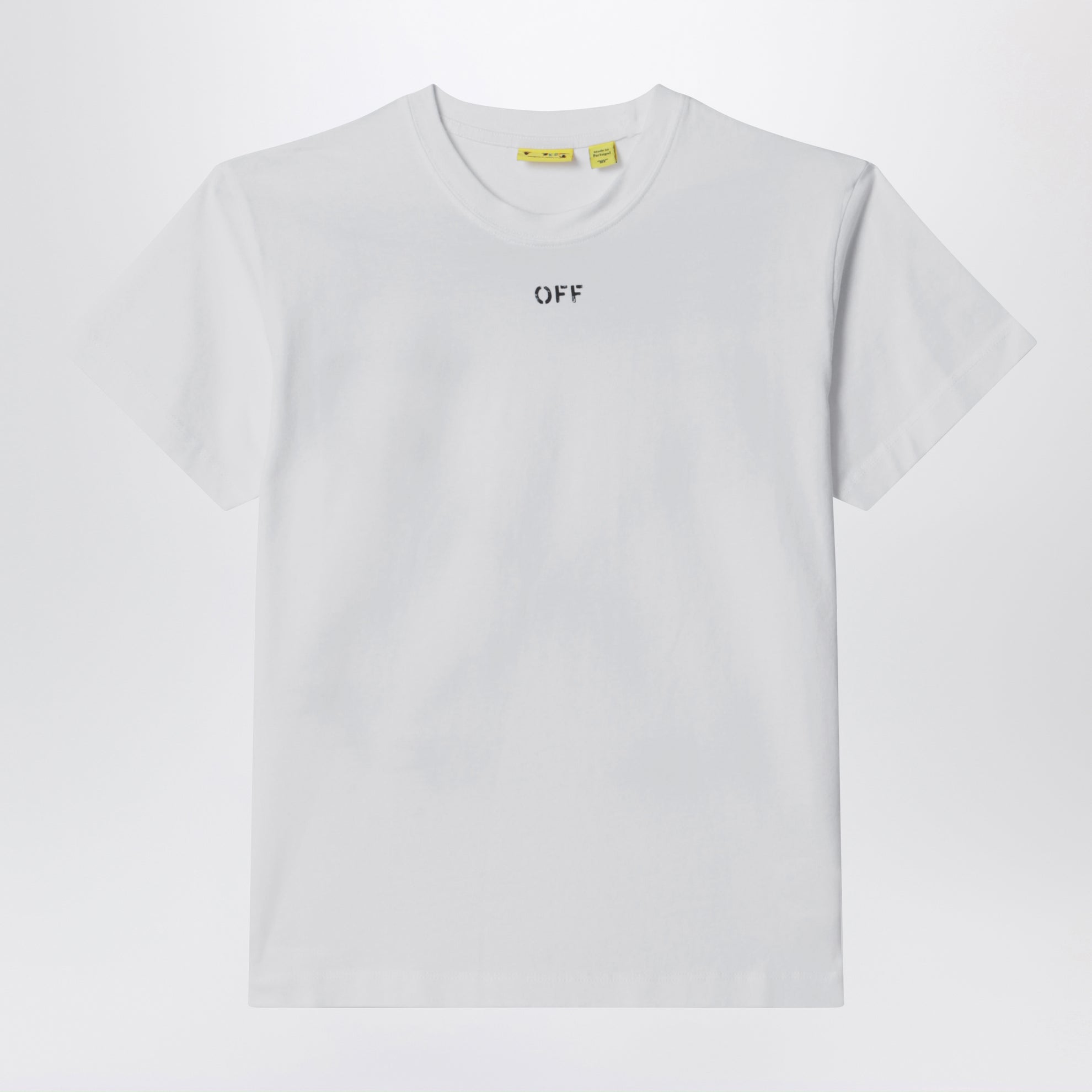 T-shirt bianca con stampa logo