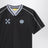Black Football Jersey With Logo Patch