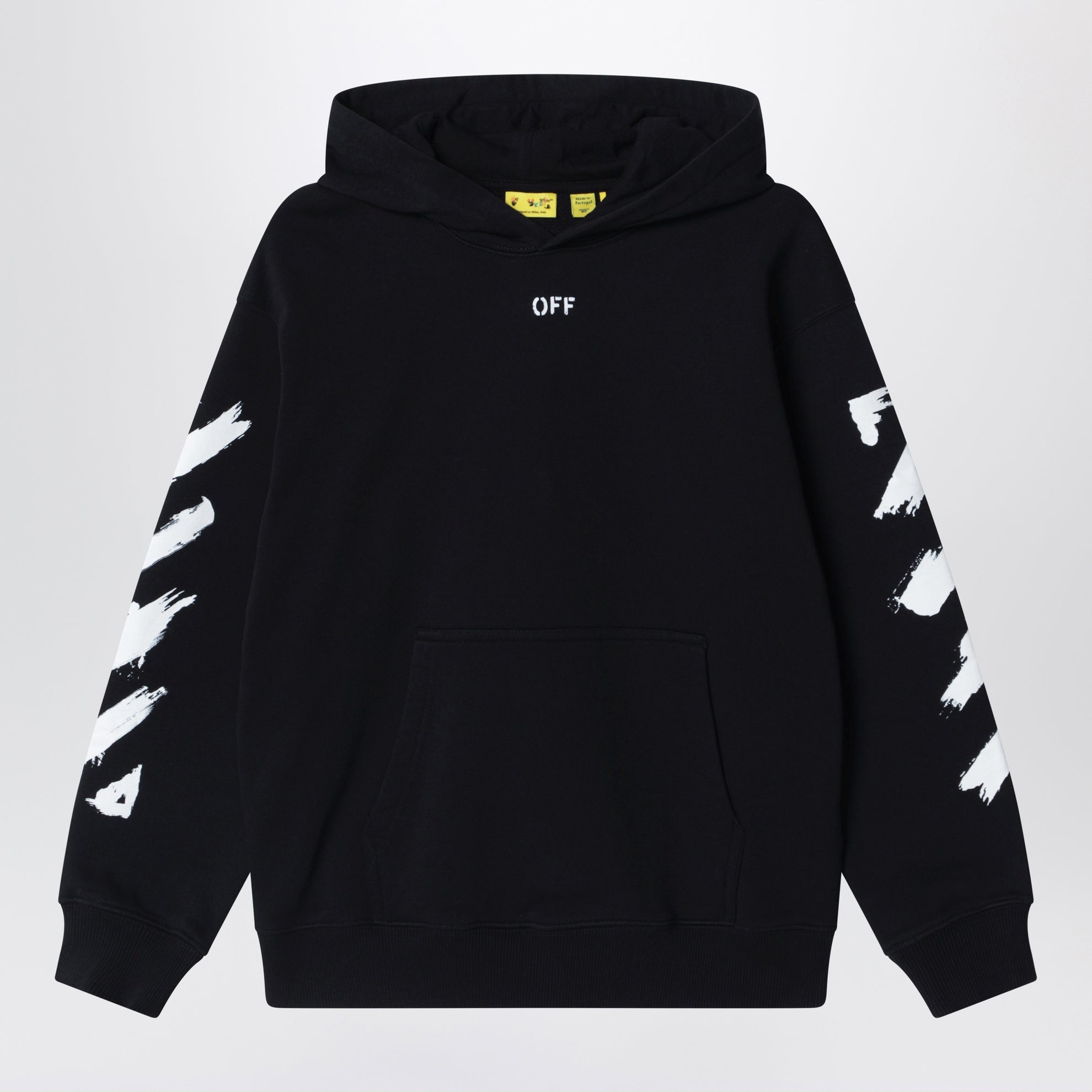 Black hoodie with OFF logo