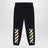 Schwarze Diagonal Splat Logo Jogginghose