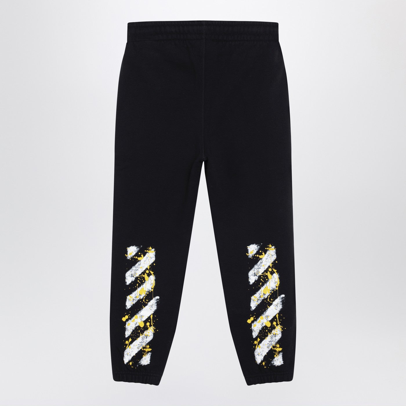 Black Diagonal Splat Logo jogging trousers