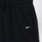Black shorts with logo print