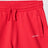 Short rouge avec imprimé logo