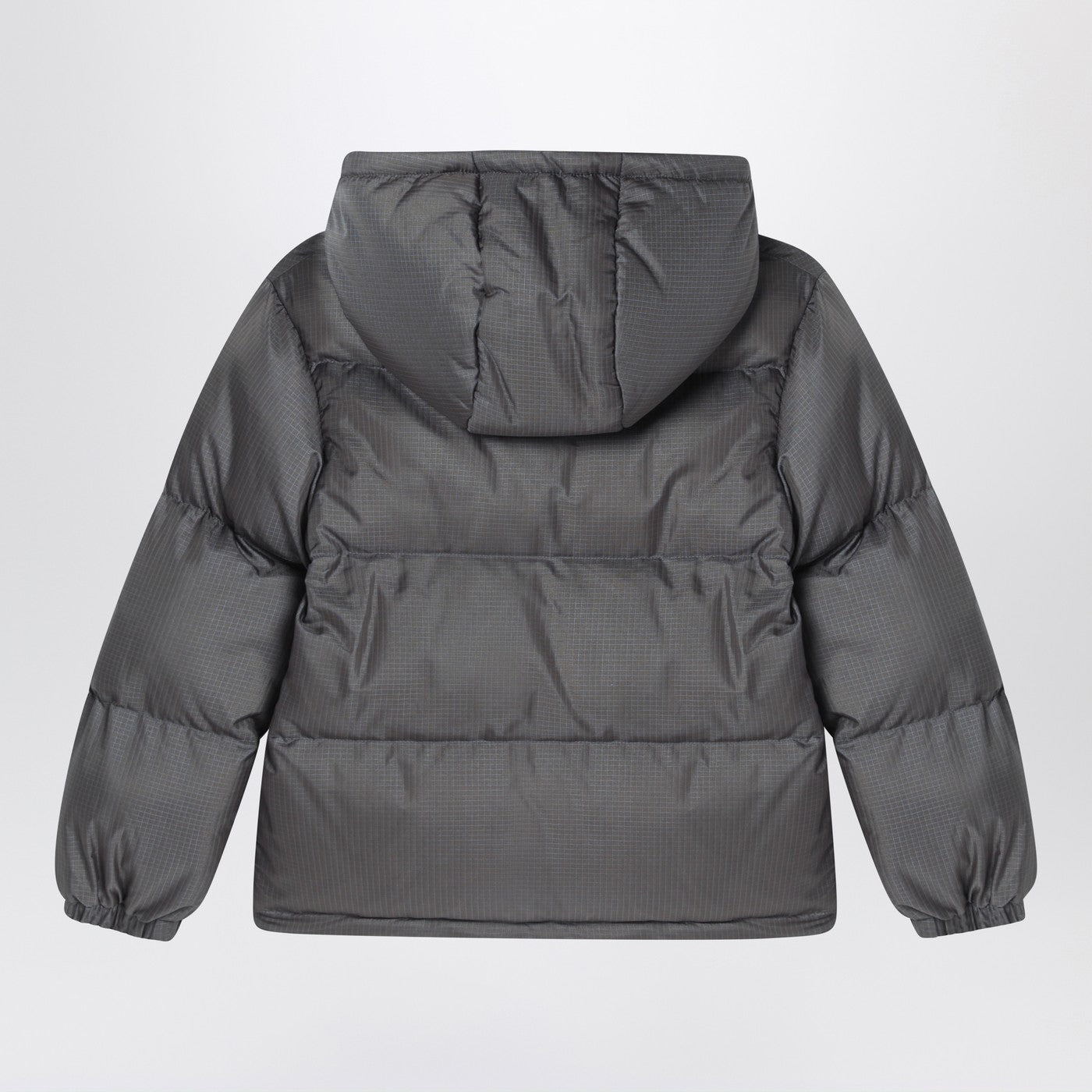 Dark gray Ripstop nylon puffer jacket