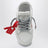 Sneakers vulcanisées blanc/gris/rouge