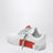 Sneakers vulcanisées blanc/gris/rouge